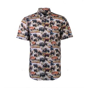 Pladra Outdoor Aloha Shirt Men's in Bear